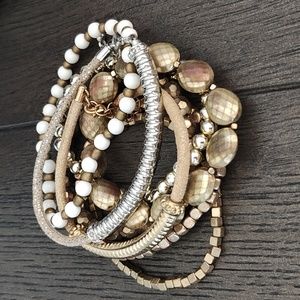 Lavender Blue Bracelet Stack